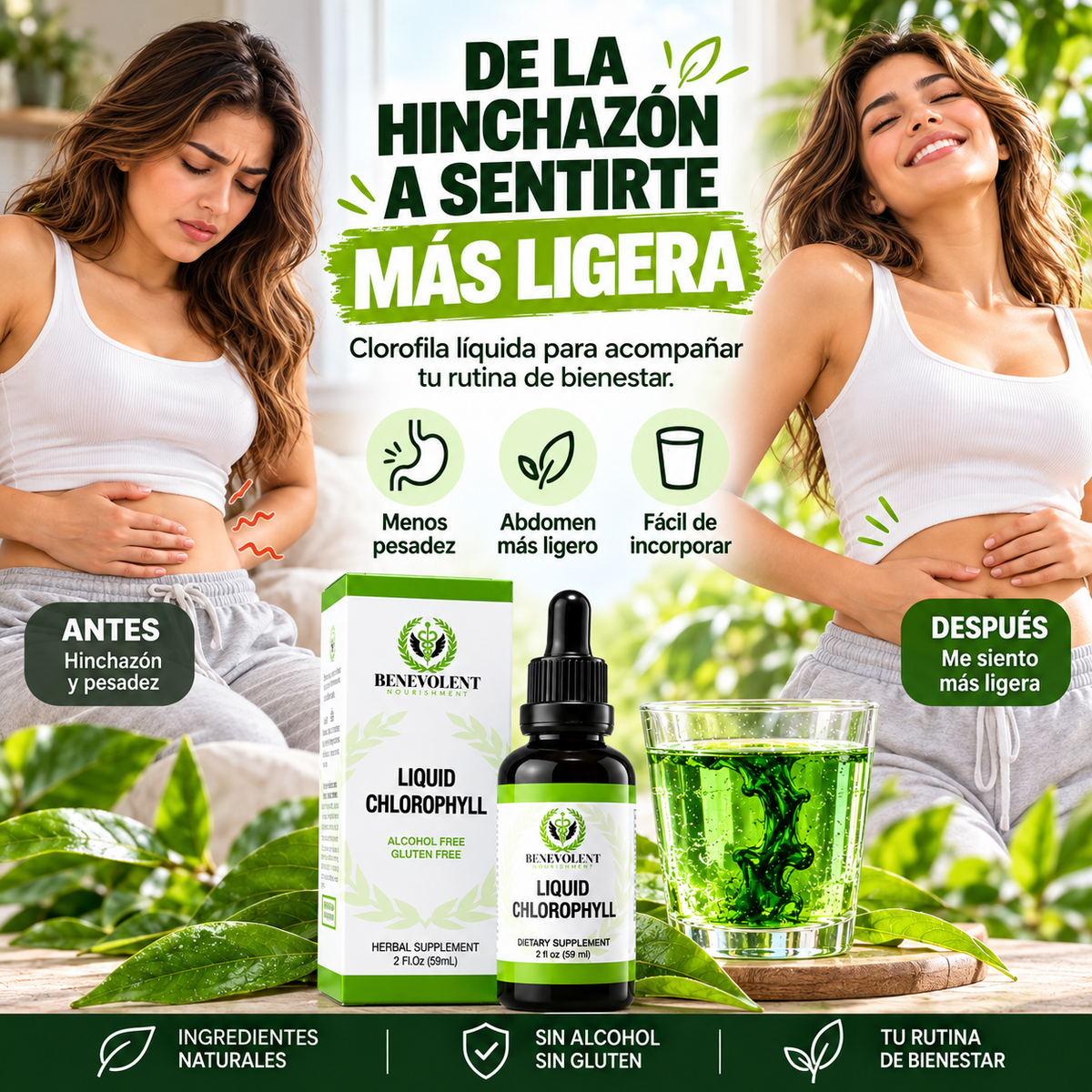 Clorofila líquida Benevolent